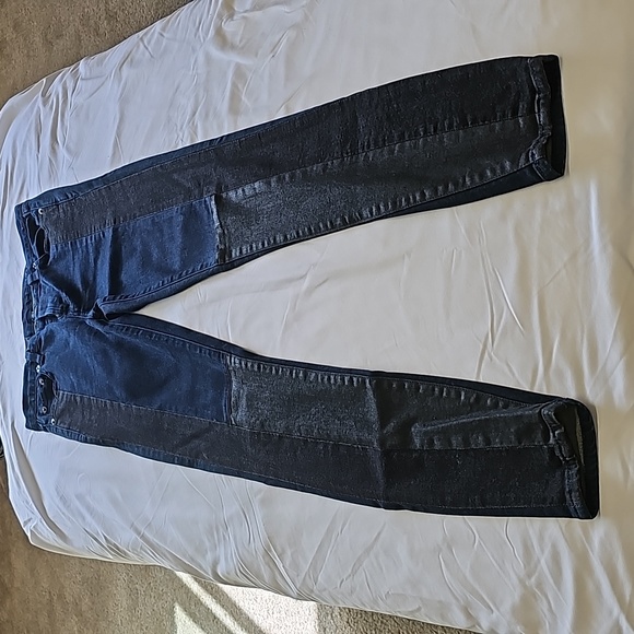 Jcrew midrise toothpick block indigo jeans size 25 - Picture 2 of 5